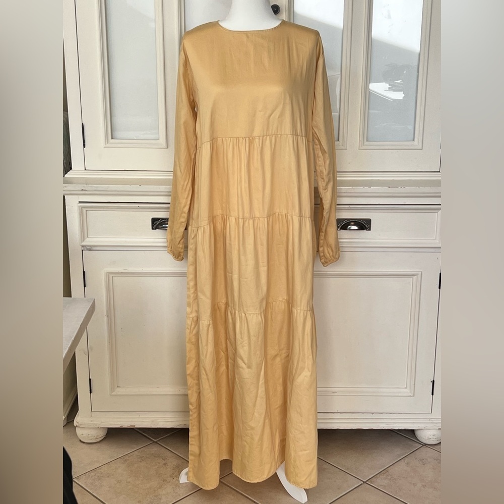 Ceylan Otantik Turkish Modest Pairie Dress in 100% Pamuk cotton fits size Large